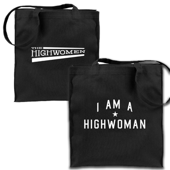 Highwomen Canvas Tote Bag (Black)